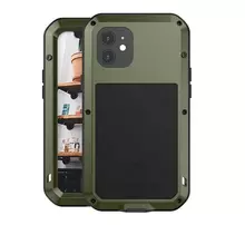 Чехол бампер для iphone 12 Love Mei PowerFull Army Green (Армейский Зеленый)
