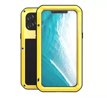 Чехол бампер для iPhone 12 Pro Max Love Mei PowerFull Yellow (Желтый)