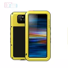 Чехол бампер для Sony Xperia 10 Plus Love Mei PowerFull Yellow (Желтый)
