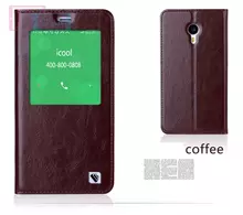 Чехол книжка для Meizu Mx4 Pro Icool Series Premium Quality Coffee (Кофейный)