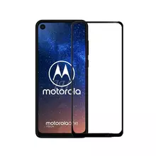 Защитное стекло для Motorola One Vision Mocolo Full Cover Tempered Glass Black (Черный)