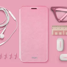 Чехол книжка для Huawei Honor 20 Mofi Cross Pink (Розовый)
