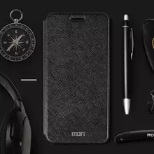 Чехол книжка для Huawei P20 Lite Mofi Cross Black (Черный)