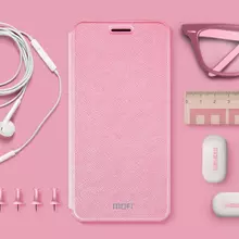 Чехол книжка для Huawei Honor 10i Mofi Cross Pink (Розовый)