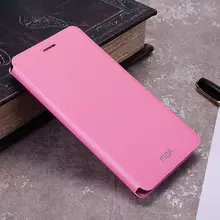 Чехол книжка для Xiaomi Redmi Note 8 Mofi Cross Pink (Розовый)