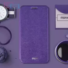Чехол книжка для OnePlus 6 Mofi Cross Purple (Фиолетовый)