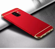 Чехол бампер для Samsung Galaxy S9 Mofi Electroplating Red (Красный)