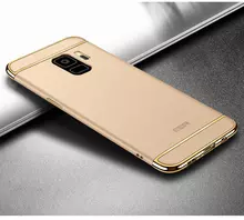 Чехол бампер для Samsung Galaxy S9 Mofi Electroplating Gold (Золотой)