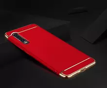 Чехол бампер для Huawei Honor 20 Pro Mofi Electroplating Red (Красный)