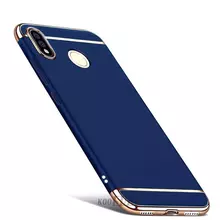 Чехол бампер для Samsung Galaxy A40s Mofi Electroplating Blue (Синий)