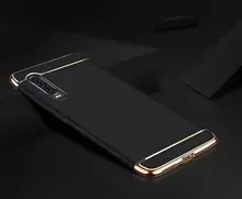 Чехол бампер для Xiaomi Mi9 Lite Mofi Electroplating Black (Черный)