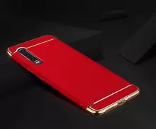Чехол бампер для Xiaomi Mi9 Lite Mofi Electroplating Red (Красный)