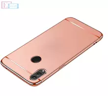 Чехол бампер для Huawei Honor 8C Mofi Electroplating Rose Gold (Розовое Золото)