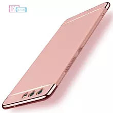 Чехол бампер для Huawei Honor 9 Lite Mofi Electroplating Rose Gold (Розовое Золото)