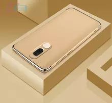 Чехол бампер для Huawei Mate 10 Lite Mofi Electroplating Gold (Золотой)