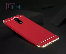 Чехол бампер для Meizu 15 Plus Mofi Electroplating Red (Красный)