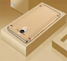 Чехол бампер для Meizu M6S Mofi Electroplating Gold (Золотой)