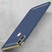 Чехол бампер для Xiaomi Mi Play Mofi Electroplating Blue (Синий)