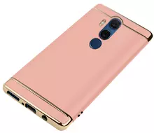 Чехол бампер для Nokia 8.1 Mofi Electroplating Rose Gold (Розовое Золото)