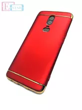 Чехол бампер для OnePlus 6 Mofi Electroplating Red (Красный)