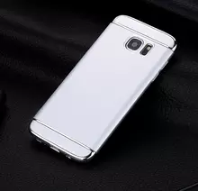 Чехол бампер для Samsung Galaxy A8 2018 A530F Mofi Electroplating Silver (Серебристый)