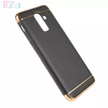 Чехол бампер для Xiaomi Pocophone F1 Mofi Electroplating Black (Черный)