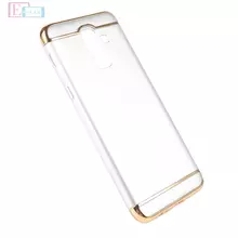 Чехол бампер для Xiaomi Pocophone F1 Mofi Electroplating Silver (Серебристый)