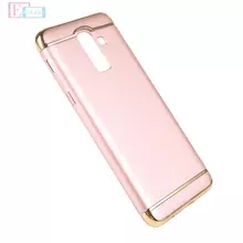 Чехол бампер для Xiaomi Pocophone F1 Mofi Electroplating Rose Gold (Розовое Золото)