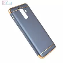 Чехол бампер для Xiaomi Pocophone F1 Mofi Electroplating Blue (Синий)