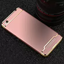 Чехол бампер для Xiaomi Redmi 5A Mofi Electroplating Rose Gold (Розовое Золото)