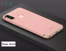 Чехол бампер для Xiaomi Mi8 Mofi Electroplating Rose Gold (Розовое Золото)