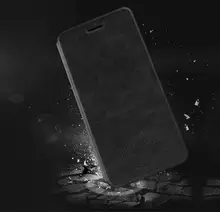 Чехол книжка для Xiaomi Redmi Note 8 Mofi Retro Book Black (Черный)