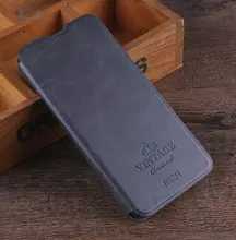 Чехол книжка для Xiaomi Redmi 7 Mofi Retro Book Black (Черный)