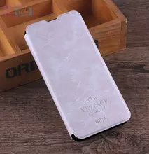 Чехол книжка для Xiaomi Mi9 Mofi Retro Book White (Белый)