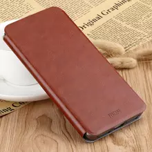 Чехол книжка для Xiaomi Redmi K30 Mofi Rui Brown (Коричневый)