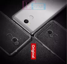 Чехол бампер для Xiaomi RedMi 4 Mofi Slim TPU Crystal Clear (Прозрачный)