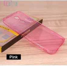 Чехол бампер для Xiaomi Redmi 5 Plus Mofi Slim TPU Pink (Розовый)