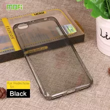 Чехол бампер для Xiaomi Redmi Note 5A Mofi Slim TPU Black (Черный)