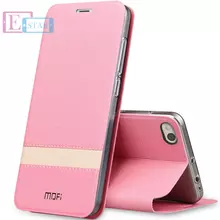 Чехол книжка для Xiaomi Mi5C Mofi Vintage Pink (Розовый)