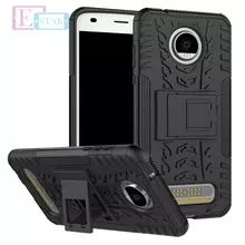 Чехол бампер для Motorola Moto Z2 Play Nevellya Case Black (Черный)