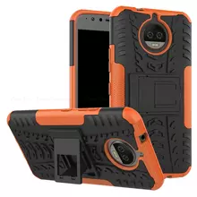 Чехол бампер для Motorola Moto G7 Plus Nevellya Case Orange (Оранжевый)