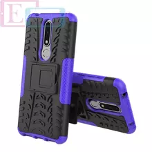 Чехол бампер для Nokia 3.1 Plus Nevellya Case Purple (Фиолетовый)