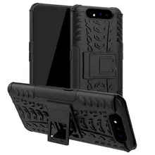 Чехол бампер для Samsung Galaxy A80 Nevellya Case Black (Черный)