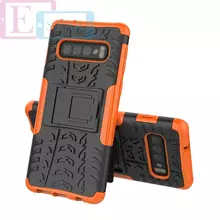 Чехол бампер для Samsung Galaxy S10 Nevellya Case Orange (Оранжевый)