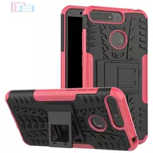 Чехол бампер для Huawei Honor 7C Pro Nevellya Case Pink (Розовый)