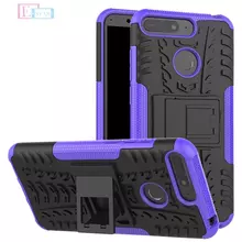 Чехол бампер для Huawei Honor 7C Pro Nevellya Case Purple (Фиолетовый)
