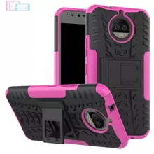 Чехол бампер для Motorola Moto G5s Nevellya Case Pink (Розовый)