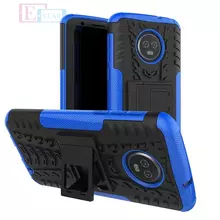 Чехол бампер для Motorola Moto G6 Plus Nevellya Case Blue (Синий)