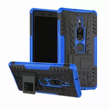Чехол бампер для Sony Xperia XZ2 Premium Nevellya Case Blue (Синий)