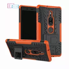 Чехол бампер для Sony Xperia XZ2 Premium Nevellya Case Orange (Оранжевый)